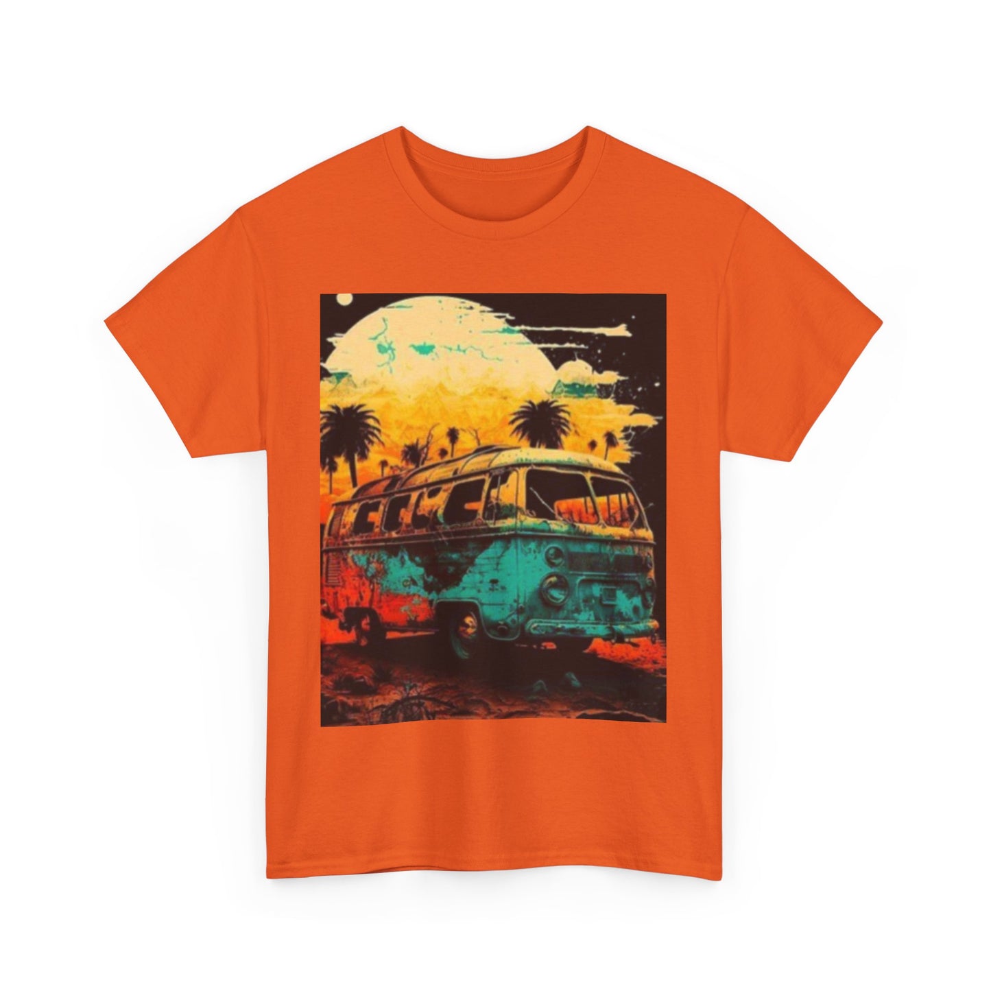 Vibrant Retro Van Unisex T.shirt