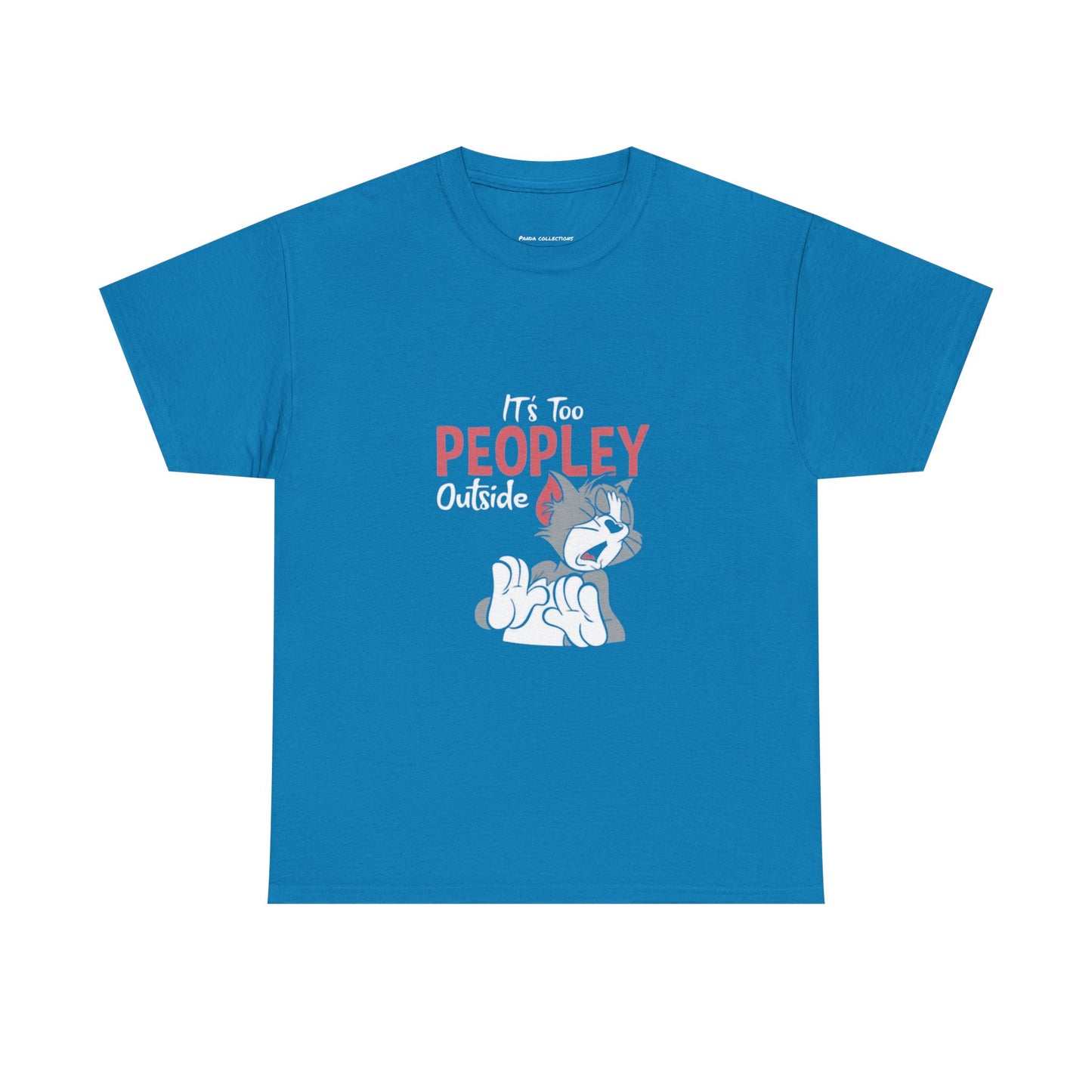 Unisex - Playful Cat Graphic T-Shirt