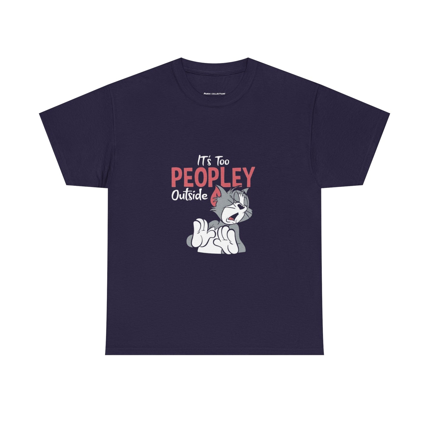 Unisex - Playful Cat Graphic T-Shirt