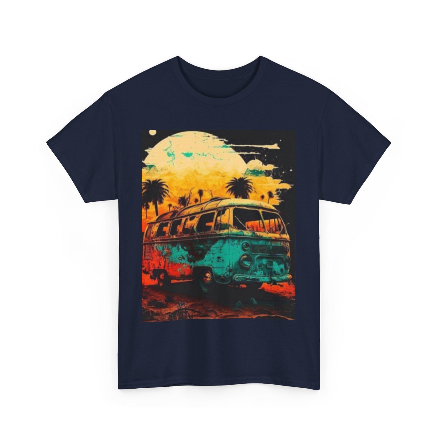 Vibrant Retro Van Unisex T.shirt