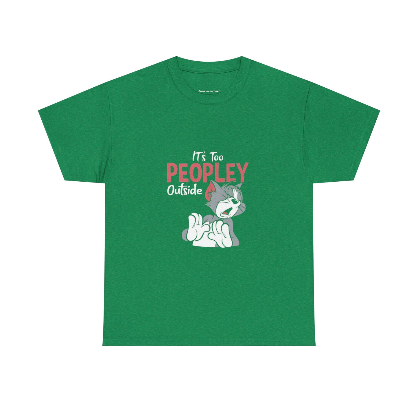 Unisex - Playful Cat Graphic T-Shirt