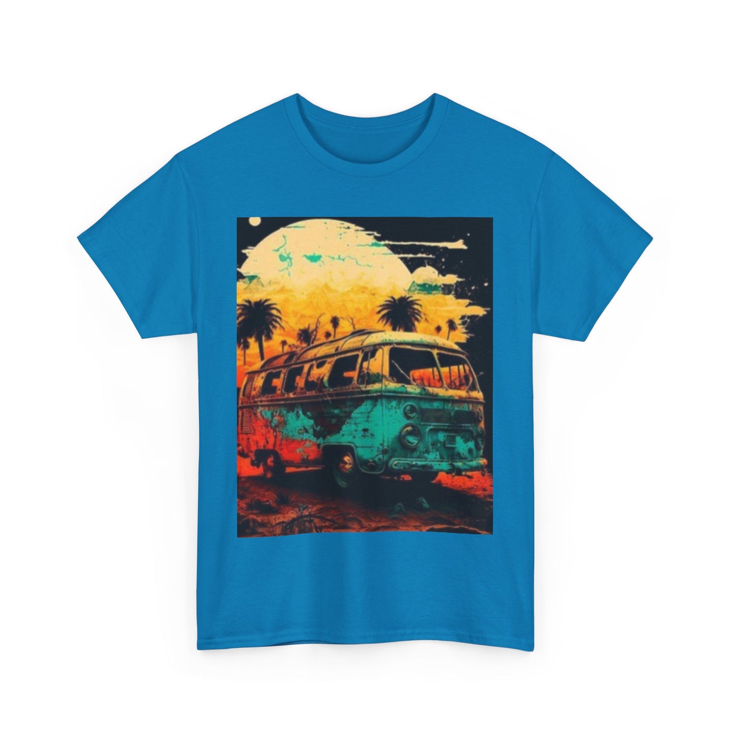 Vibrant Retro Van Unisex T.shirt