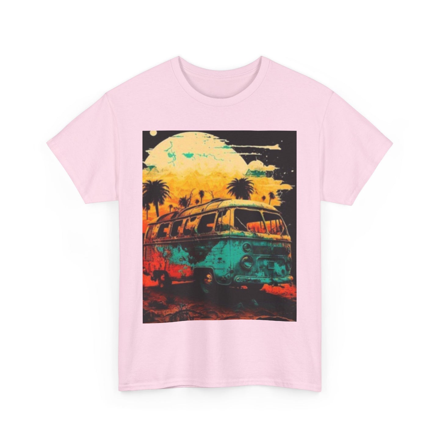 Vibrant Retro Van Unisex T.shirt
