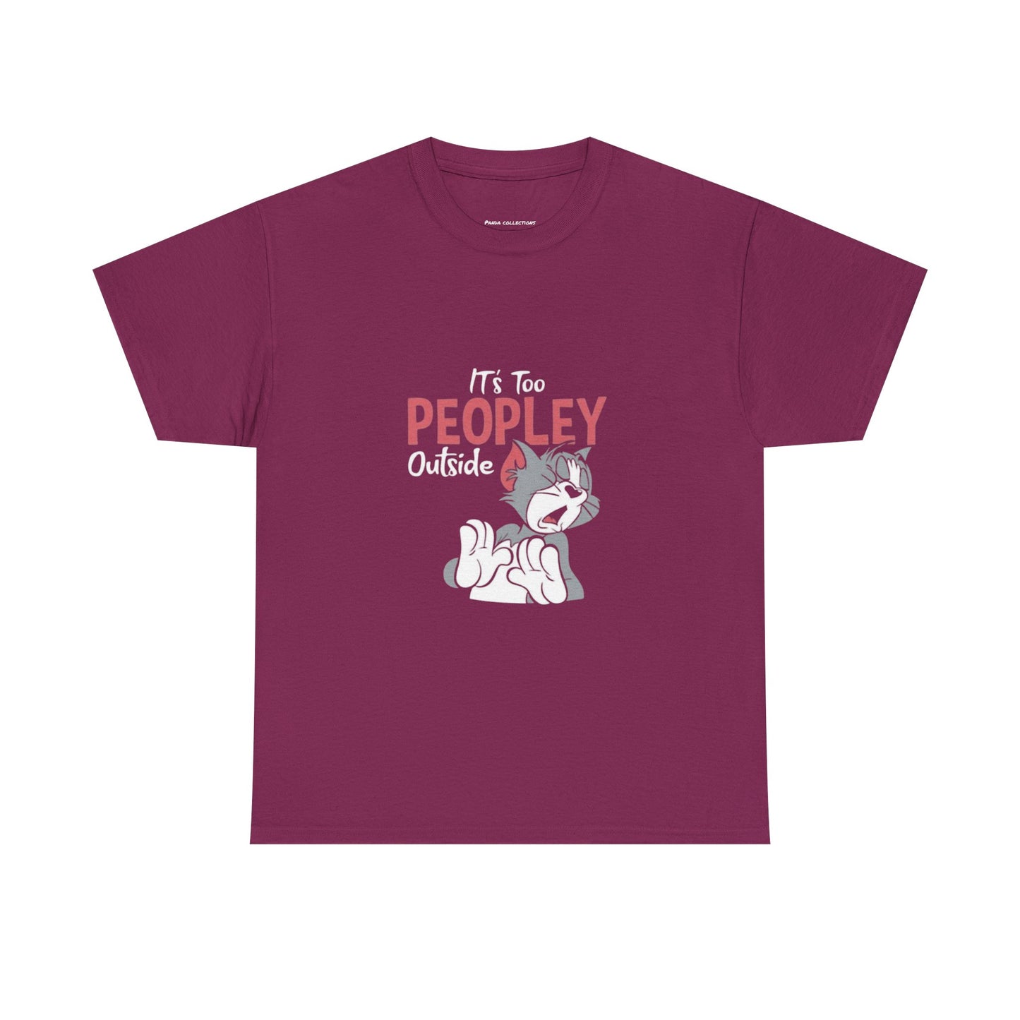 Unisex - Playful Cat Graphic T-Shirt