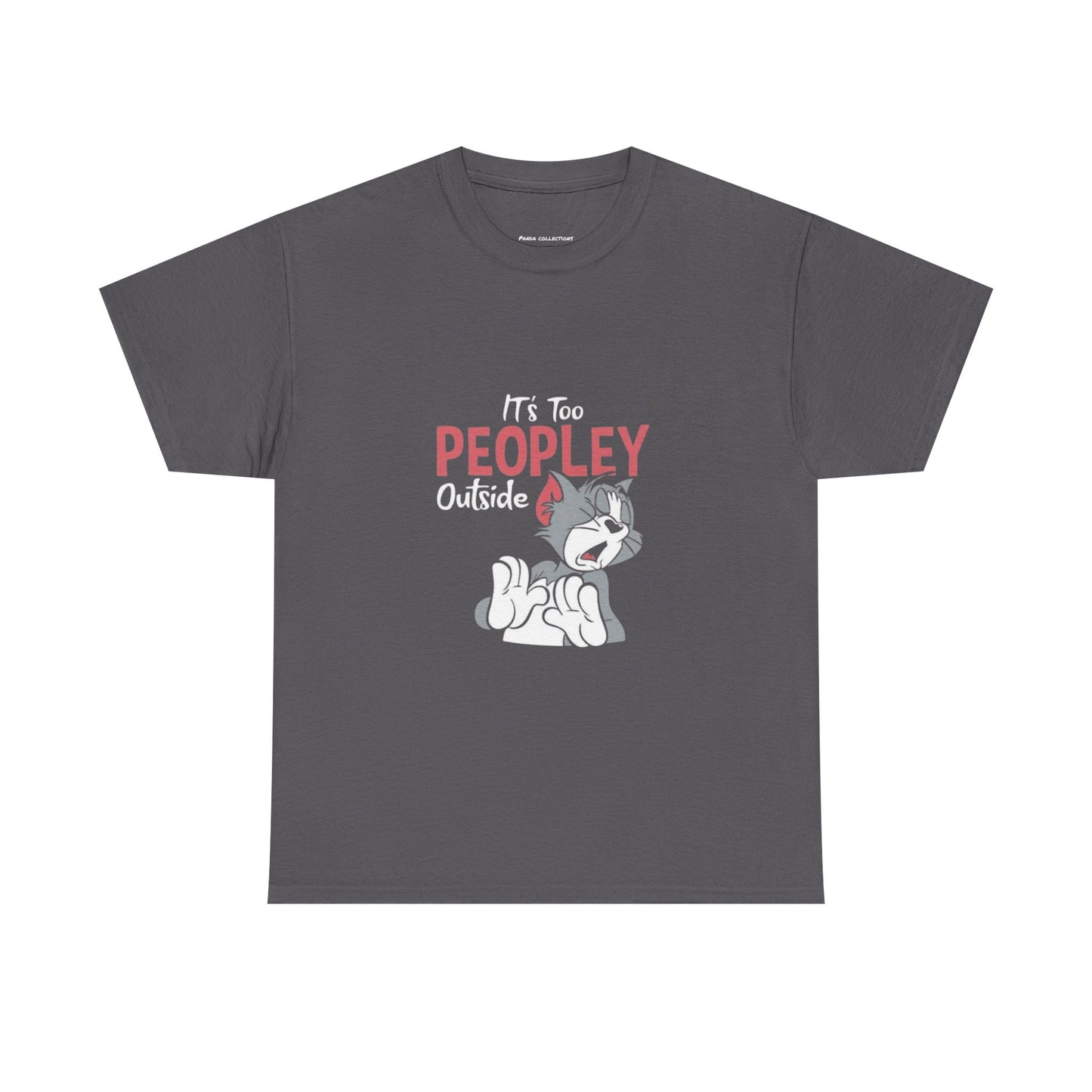 Unisex - Playful Cat Graphic T-Shirt