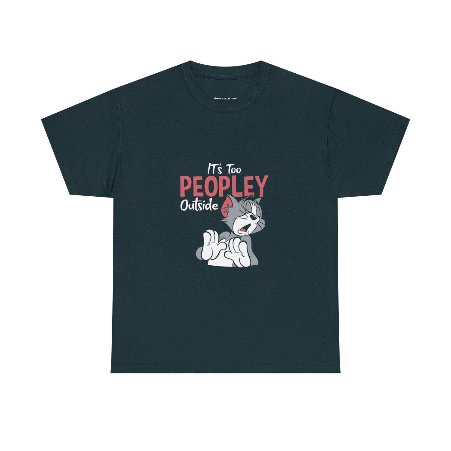 Unisex - Playful Cat Graphic T-Shirt