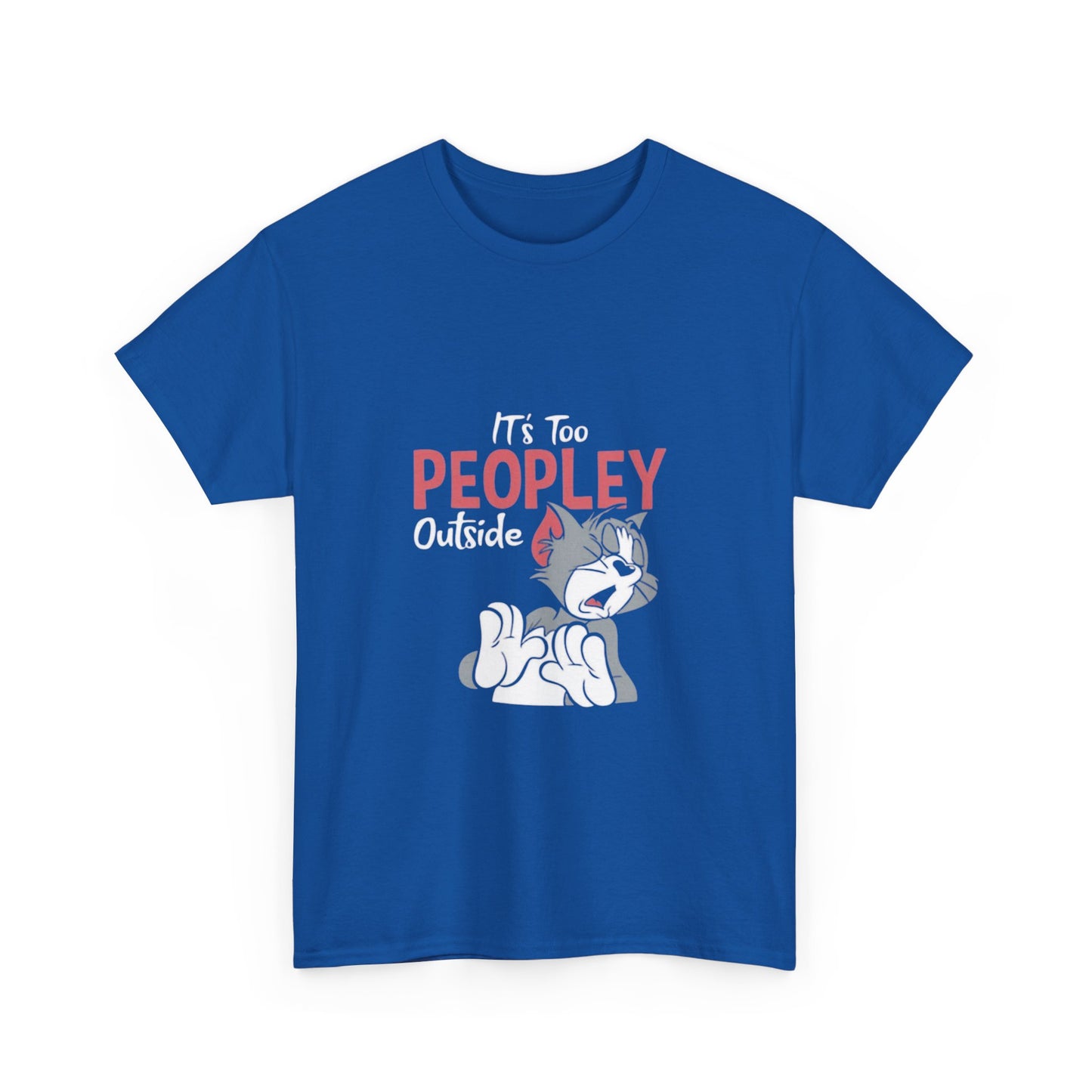 Unisex - Playful Cat Graphic T-Shirt