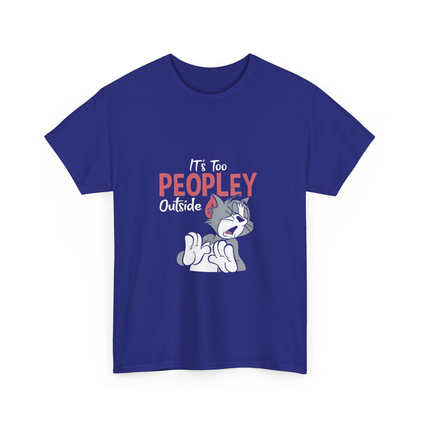 Unisex - Playful Cat Graphic T-Shirt