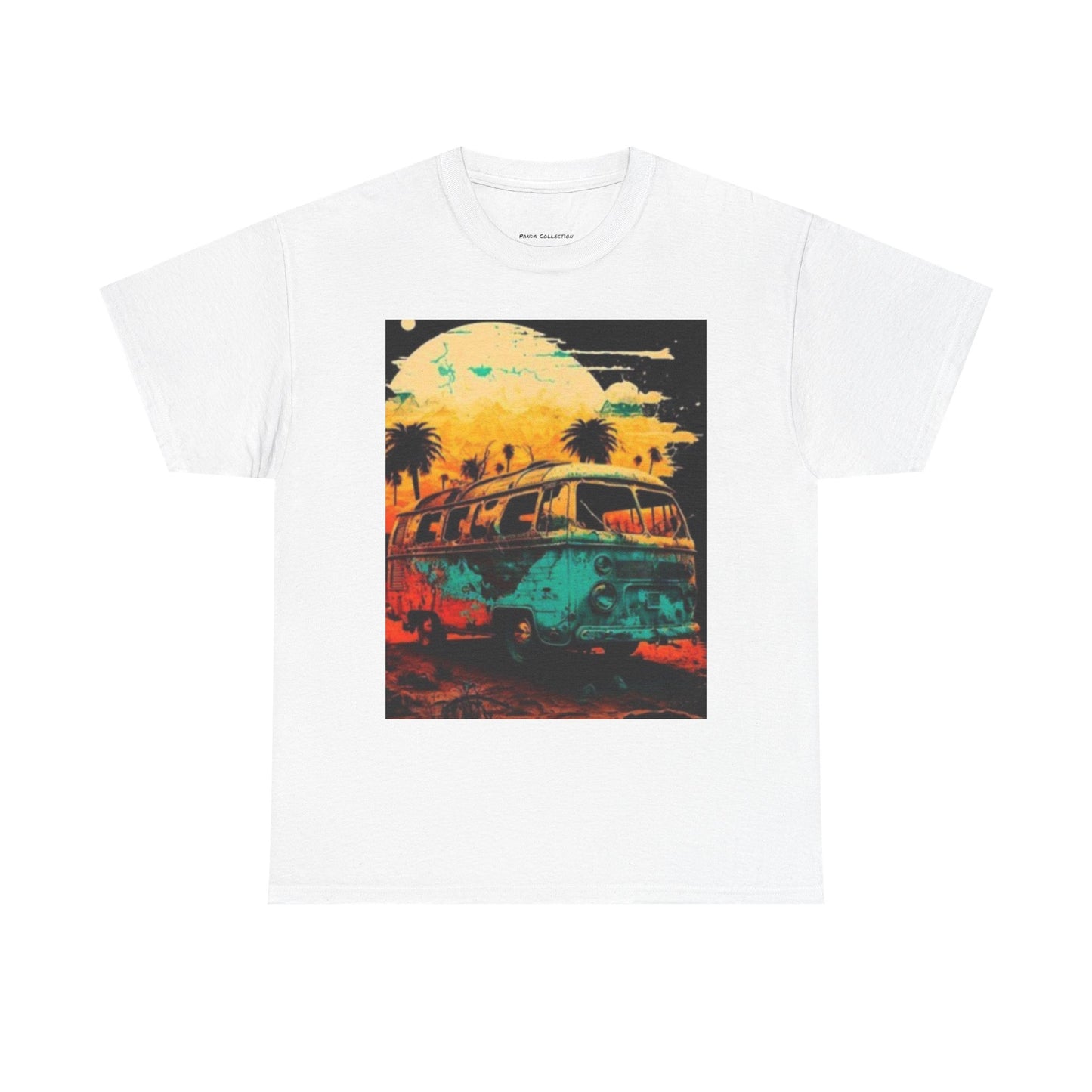 Vibrant Retro Van Unisex T.shirt