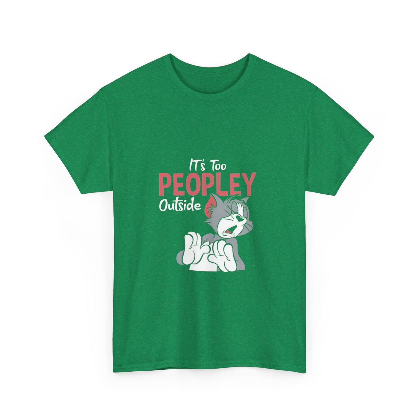 Unisex - Playful Cat Graphic T-Shirt
