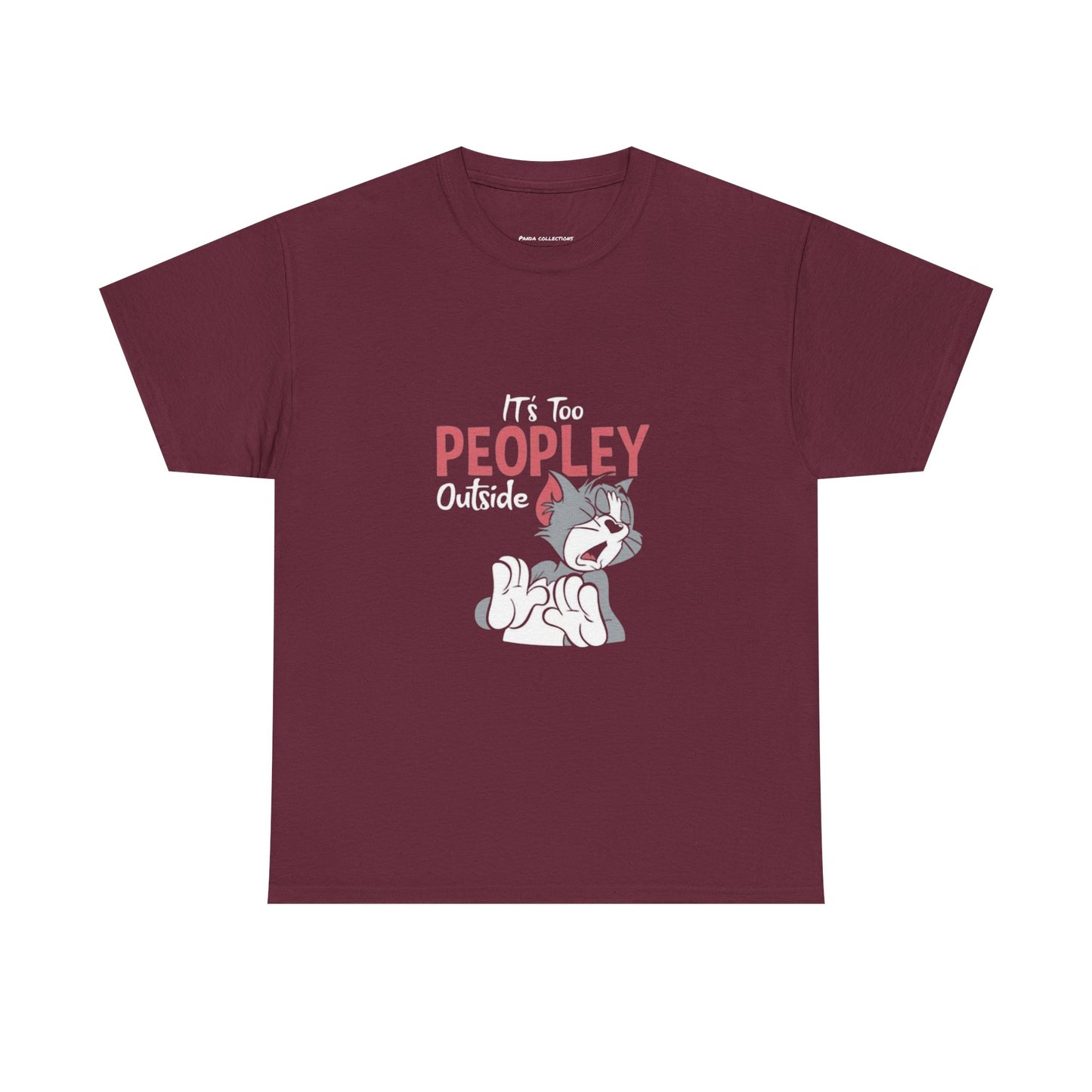 Unisex - Playful Cat Graphic T-Shirt