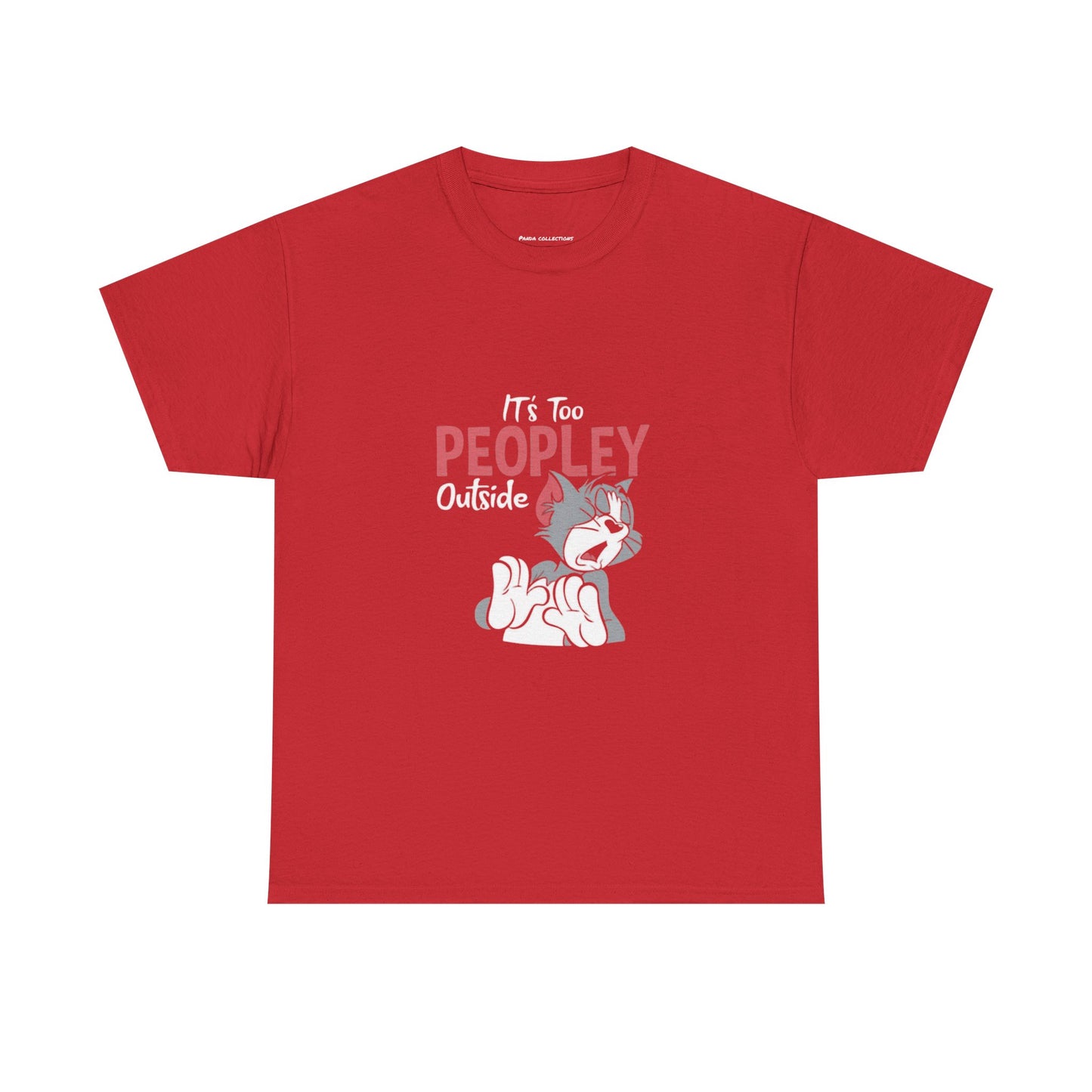 Unisex - Playful Cat Graphic T-Shirt