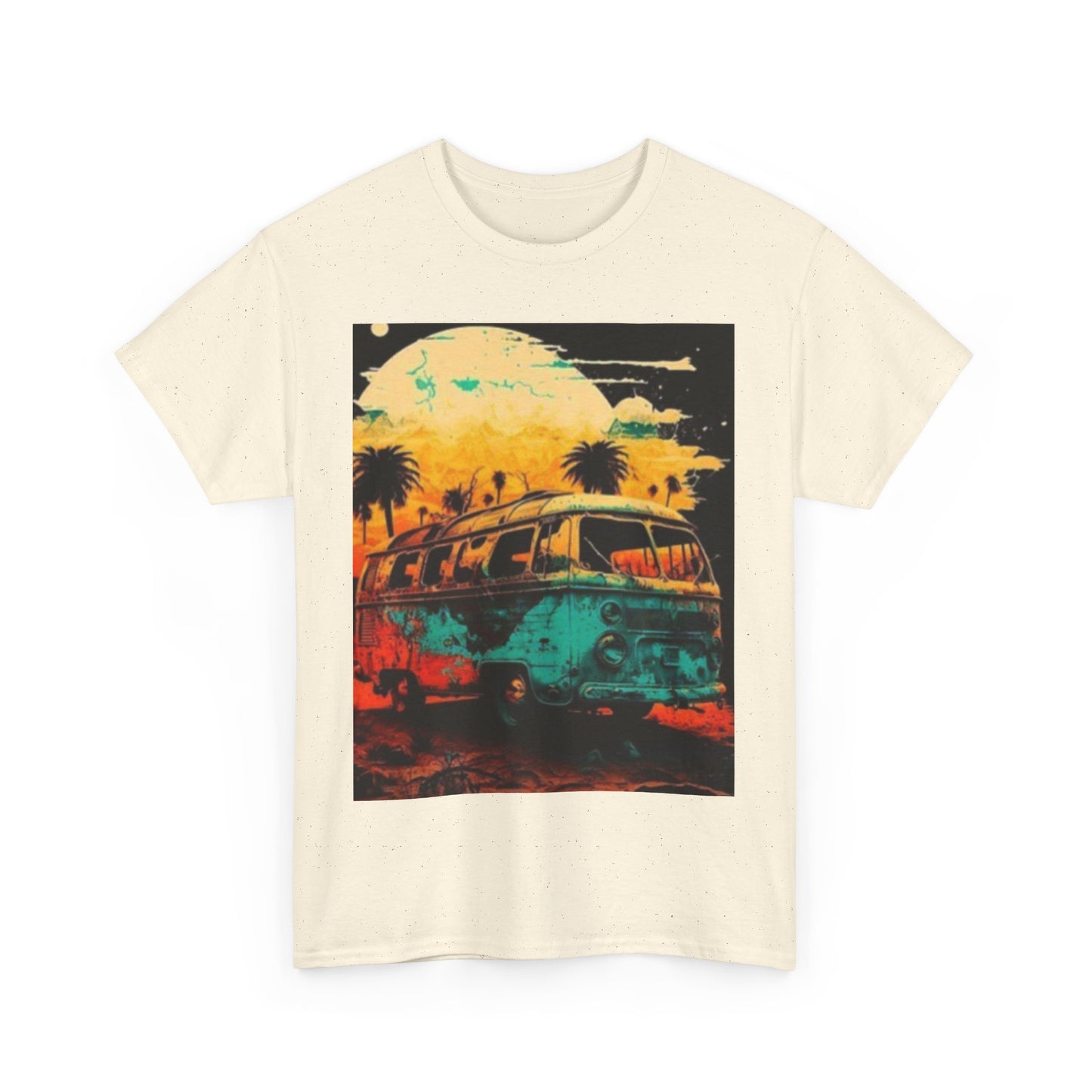 Vibrant Retro Van Unisex T.shirt