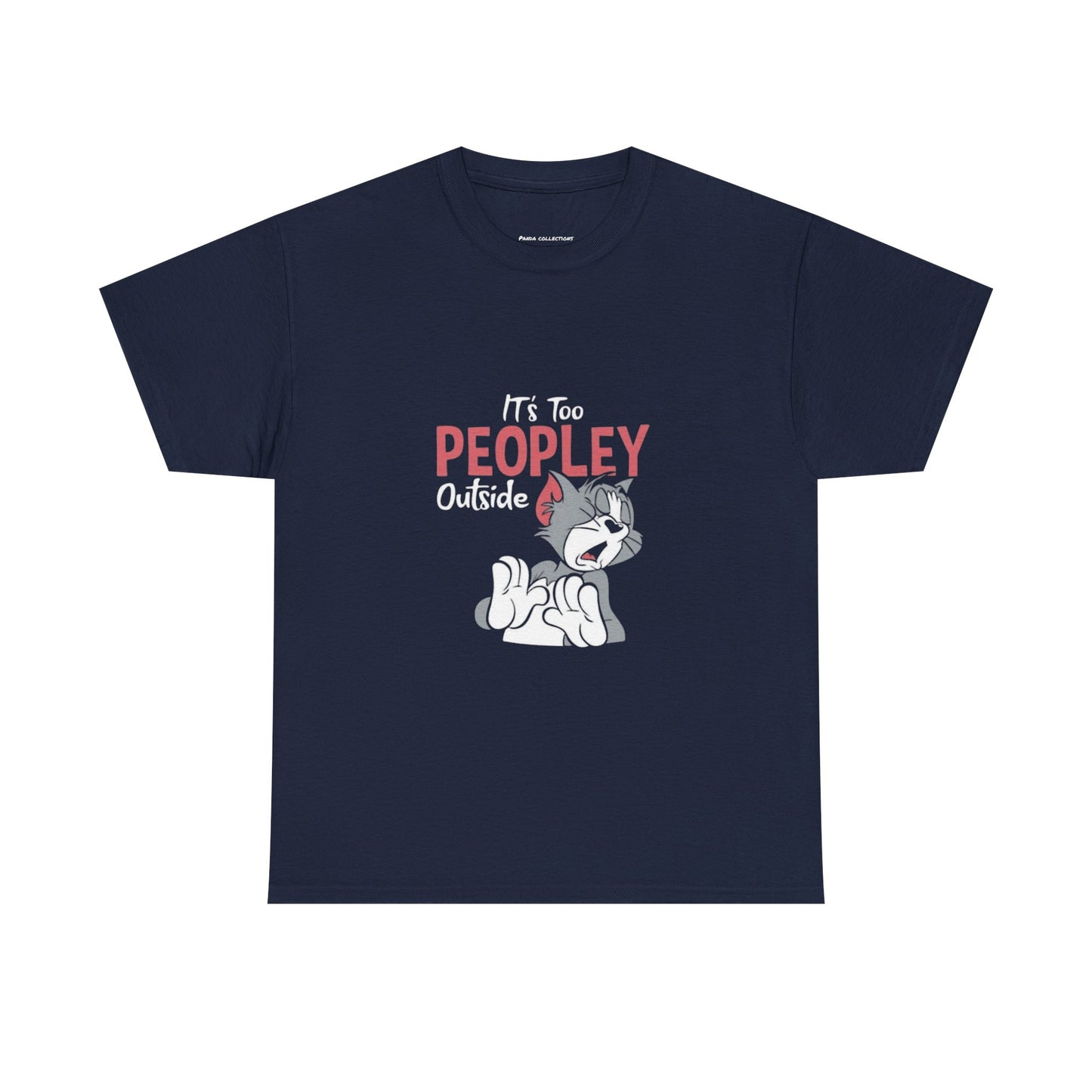 Unisex - Playful Cat Graphic T-Shirt