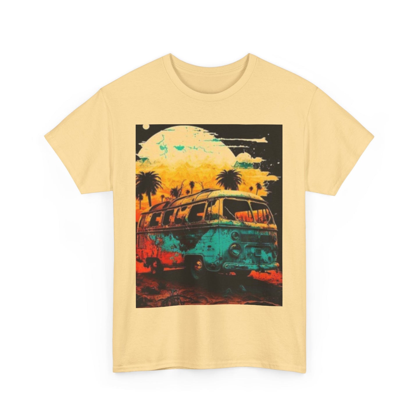 Vibrant Retro Van Unisex T.shirt