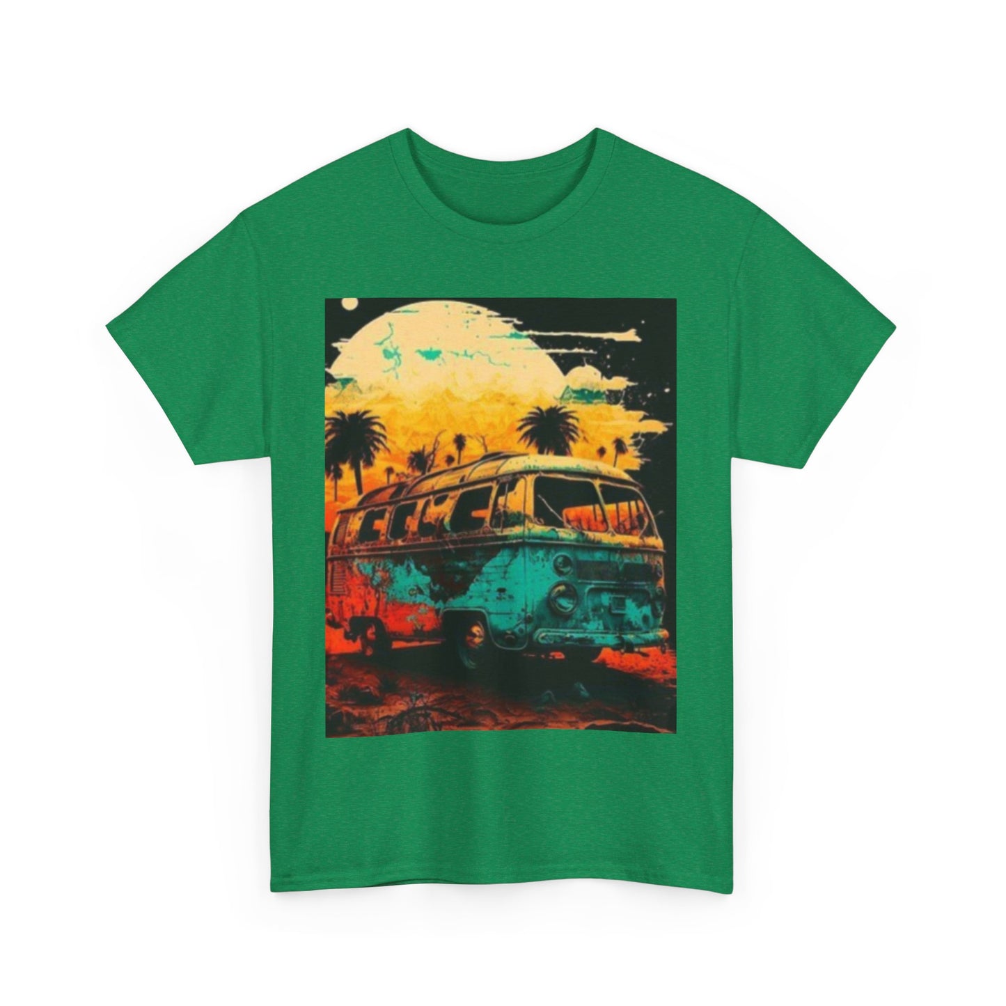 Vibrant Retro Van Unisex T.shirt