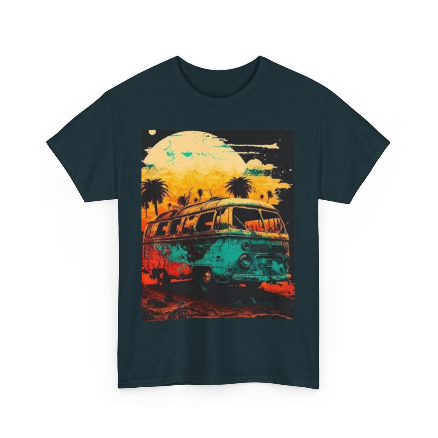 Vibrant Retro Van Unisex T.shirt