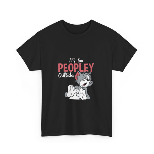 Unisex  - Playful Cat Graphic T-Shirt