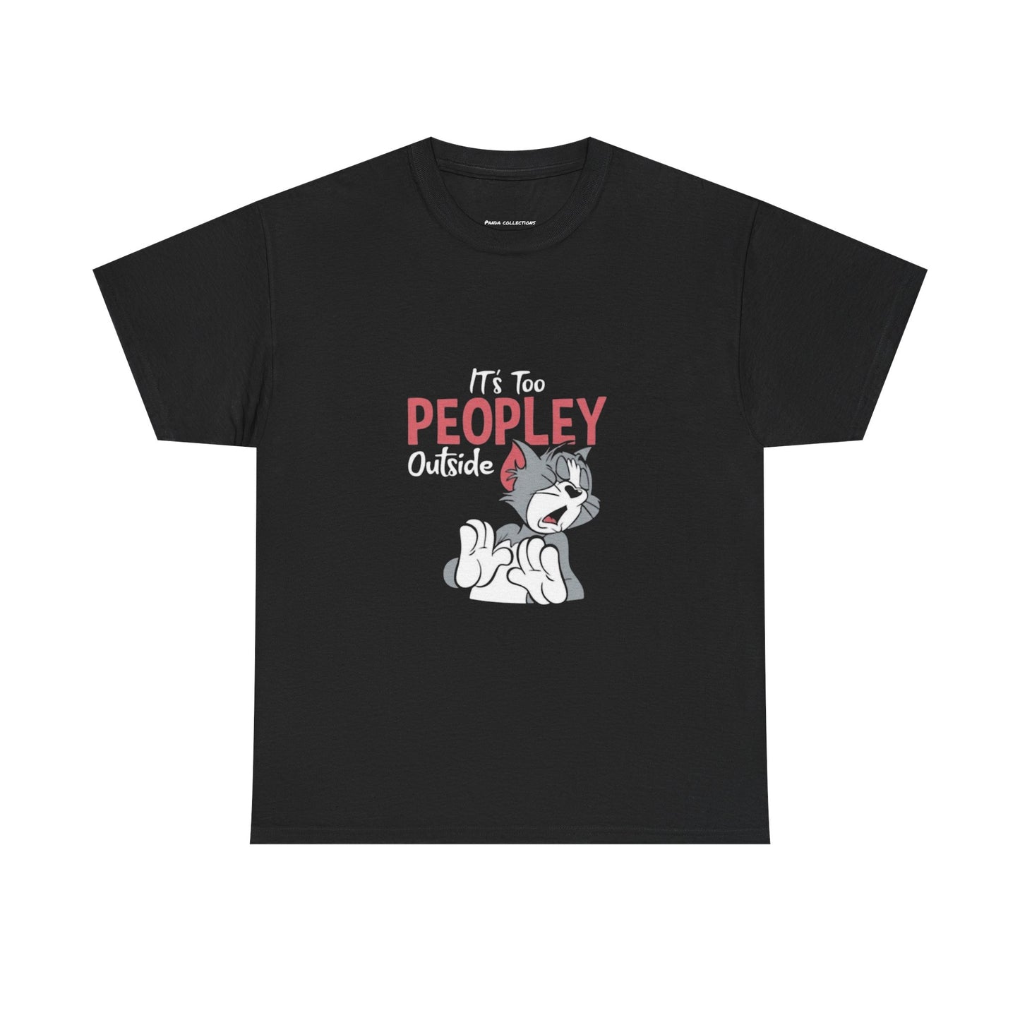 Unisex  - Playful Cat Graphic T-Shirt